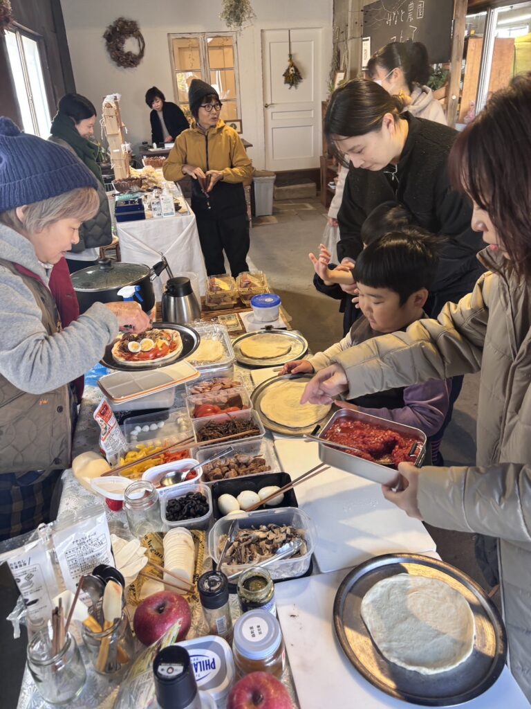 ツブさんの手作りピザワークショップ